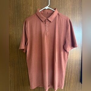 lululemon athletica Men's Evolution Polo 
Size L
Burgundy